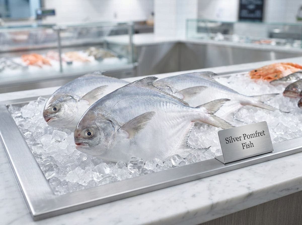 Buy Signature Fresh Silver Pomfret Fish زُبَيْدِي Dubai UAE