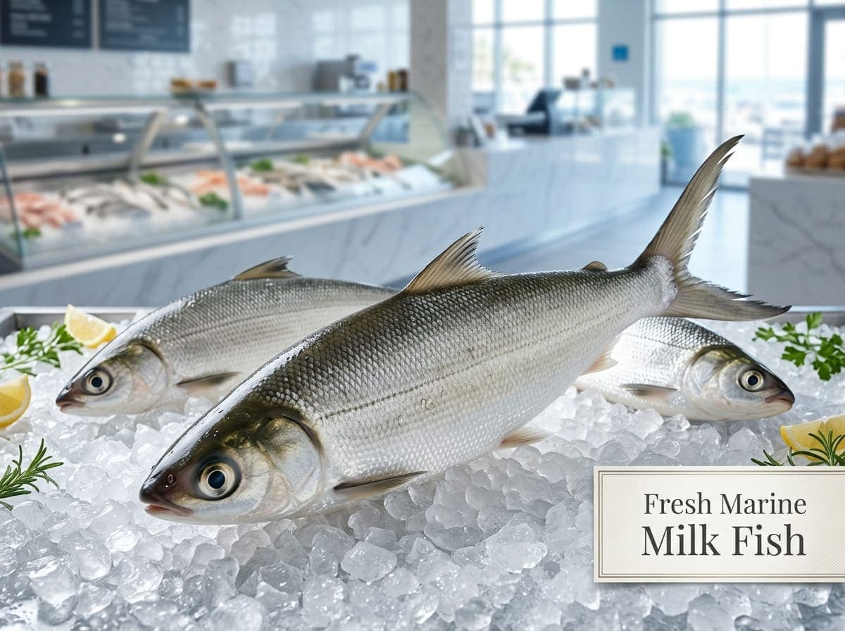 Buy Fresh Marine Milk Fish (حليب البحر) | Tender Milk Fish for Grilling and Frying in Dubai UAE