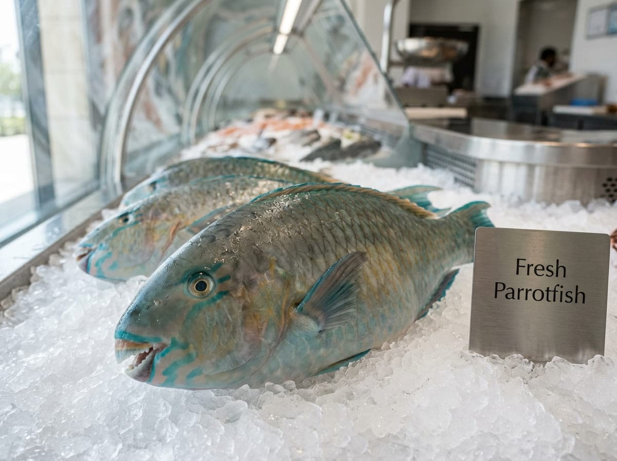 Fresh Parrot Fish a Colourful Catch for Your Dinner Table